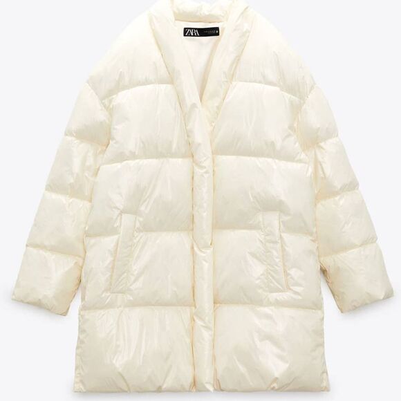 ZARA Minimalistic Padded Jacket New Medium - Picture 9 of 11